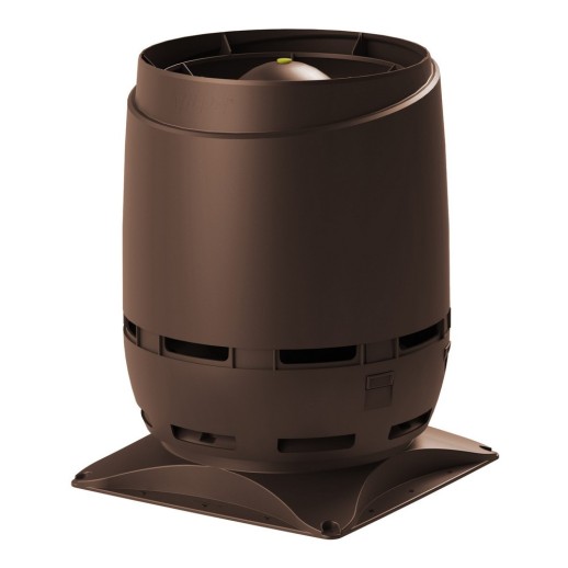 Vilpe FLOW Кровельный вентилятор ECo160S (=ECo220S)+ основание 300х300 коричневый