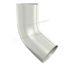 Колено сливное МЕТАЛЛ ПРОФИЛЬ Foramina PUR 125/100 RAL 9010, белый