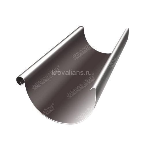 Optima 125/90 Желоб полукруглый 125мм 2м RR 32 темно-коричневый