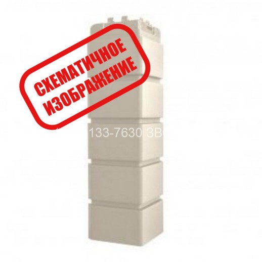 Угол панели наружный Клинкерный кирпич Премиум горчичный (шов RAL 7004)(0,390*0,120) 12шт/уп