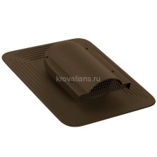 Eurovent VENTOS FLAT BITU U Аэратор под г/ч, d=110mm RAL8019 (к-т) при монтаже