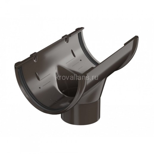 ТехноНИКОЛЬ 125/82 Воронка желоба, темно-коричневый