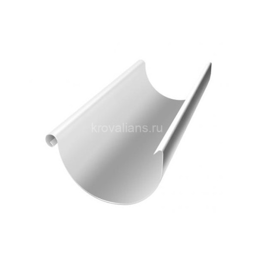 GL 90/125 Желоб 3 м RAL 9003
