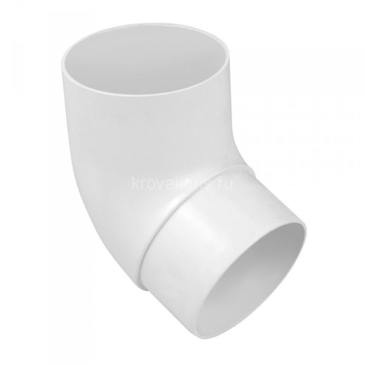 СТАНДАРТ Колено трубы 67°, белый