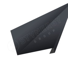 Планка для нижнего примыкания к трубе 2000 Фальц Stynergy (CORUNDUM50-RAL7024-0.5)