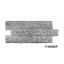 Доломит Фасайдинг дачный панель FineBer (Файнбер) Светло-серый 1 шт