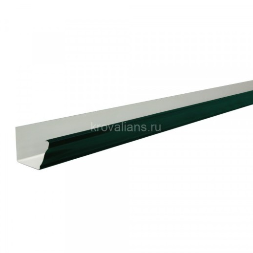 Vortex 127/102 Желоб прямоугольный 127мм PE RAL 6005 зеленый мох 3м
