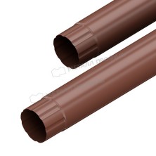 Труба соединительная МЕТАЛЛ ПРОФИЛЬ GS lite D90х1000 Ral 8017