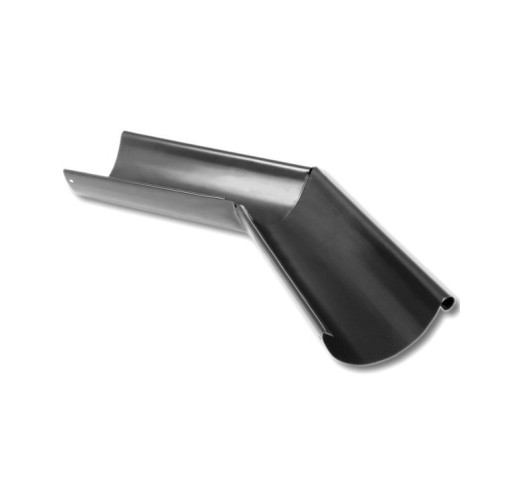 Угол желоба наружный 135 Металл Профиль Престиж 125/100 ral 9005   1 шт