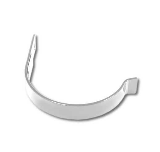 Держатель желоба Металл Профиль Престиж 125/100 карнизный ral 9010  1 шт