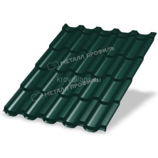 Металлочерепица МеталлПрофиль Трамонтана-S (Colorcoat Prisma-03-6005-0.5) /1 кв.м/