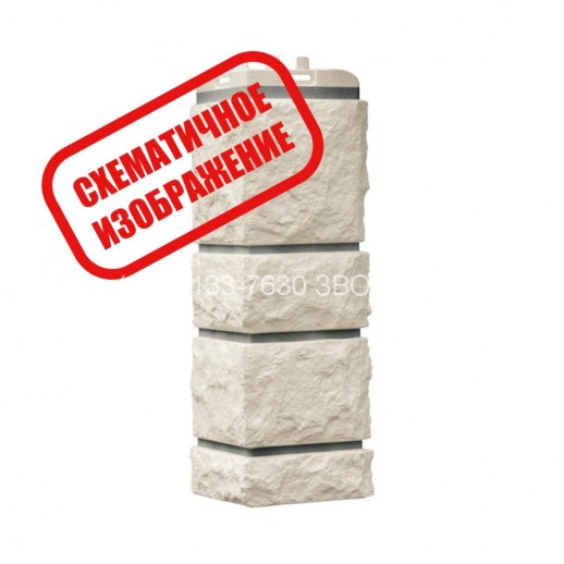 Угол фасадной панели наружный Камелот Премиум горчичный(0,390*0,120) 12шт/уп