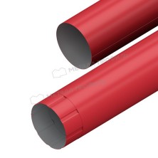 Труба водосточная МЕТАЛЛ ПРОФИЛЬ ПРОЕКТ D150х3000 Ral 3011