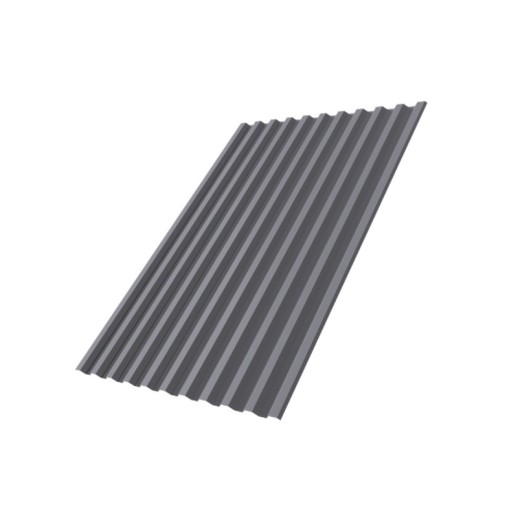 Профнастил Обнинск С21R 0,4 PE RAL 7004 сигнальный серый