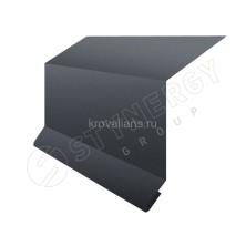 Планка примыкания в штробу 15х33х20х2000 Stynergy (Стинержи) (CORUNDUM50Matt-7024-0.5) /1 шт/