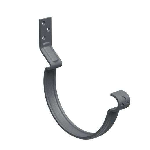 AS PUrus MATT 125/90 Крюк желоба короткий с компл. крепления (МУ), RAL 7024