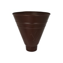 Воронка водосборная круглая AquaSystem (Аквасистем) Pu 150/100 ral 8017 1 шт
