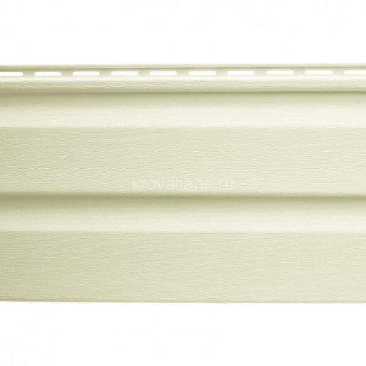 Альта-Сайдинг Панель виниловая кремовая Т-01 - 3,66м