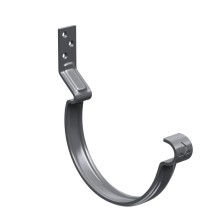 AS COMF PE 125/90 Крюк желоба короткий с компл. крепления (МУ), RAL7024 24 шт/уп