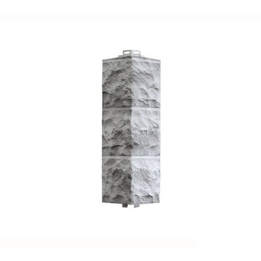 FineBer Угол наружный к фасайдингу Дачный Доломит светло-серый, 14шт/уп