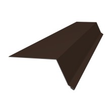 Планка капельник100х55 0,5 Velur20 RAL 8017 шоколад