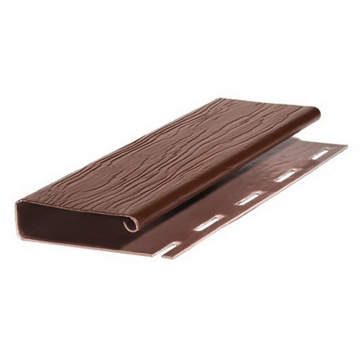 FineBer J-профиль широкий (НАЛИЧНИК) к сайдингу Extra Acrylic могано 3,05м (16шт/уп)