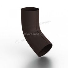 МП 125/100 Foramina Freeze Колено трубы Dark Brown