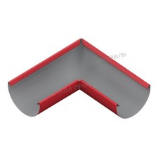 Угол желоба МЕТАЛЛ ПРОФИЛЬ ПРОЕКТ D185 Ral 3011