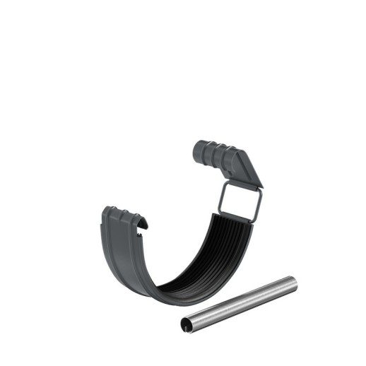 AS COMF PE 125/90 Соединитель желоба в комплекте RAL7024 20 шт/уп