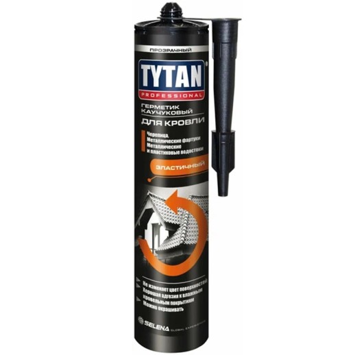 Tytan Professional Герметик Каучуковый для Кровли, Прозрачный 310 мл