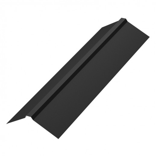 Конек плоский 160х30х160х2000 PU Matt Rooftop Кашемир 0,5 мм Zn275 RAL9005