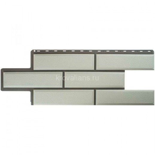 Панель камень Венецианский белый, 1,25х0,45м