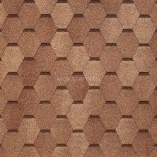 Гибкая черепица Tegola (Тегола) Nobil Tile ВЕСТ (терракота) /1 кв.м/