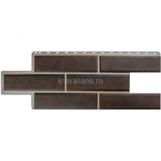 Панель камень Венецианский коричневый, 1,25х0,45м