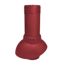 Вентиляционная труба 110/300 неизолир.с колпаком Vilpe (Вилпе) Красный 1 шт