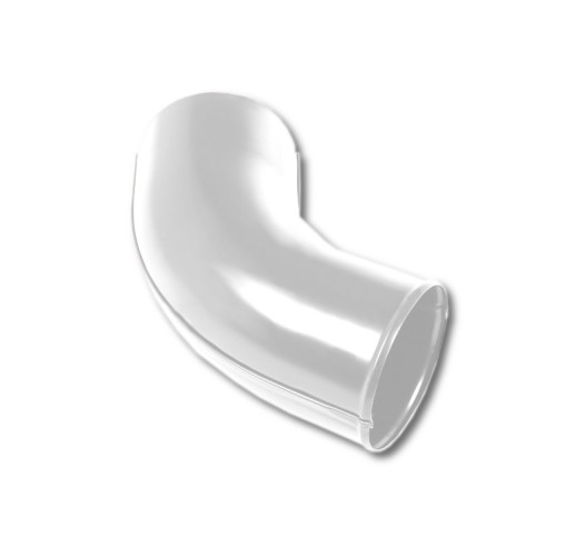 Колено сливное Металл Профиль Престиж 125/100 ral 9010  1 шт