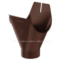 Воронка желоба AquaSystem (Аквасистем) Pu 150/100 ral 8017 1 шт