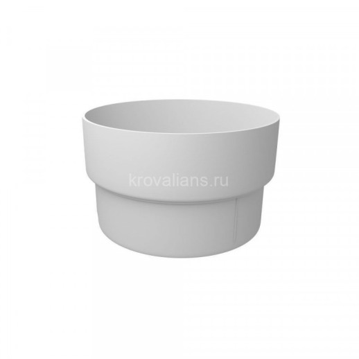 GL Standart 120/87 Муфта трубы соединительная ПВХ Grand Line белая (48 шт./уп.)