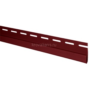 Планка финишная акрил Альта-Профиль Канада Плюс Премиум Красный /1 шт/