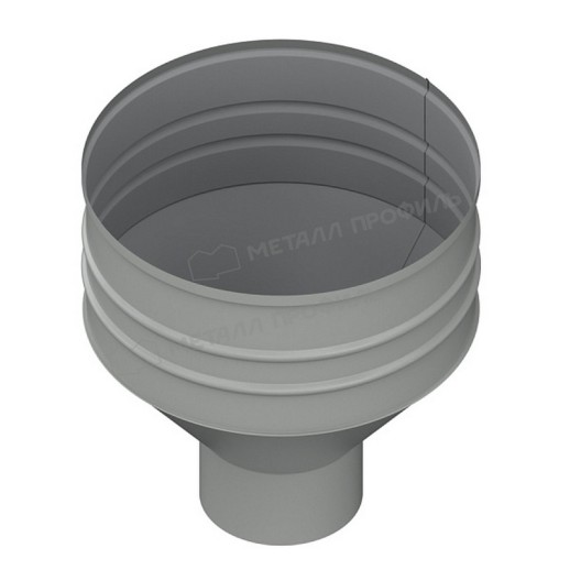 Воронка водосборная МЕТАЛЛ ПРОФИЛЬ ПРОЕКТ D350х150 Ral 9003