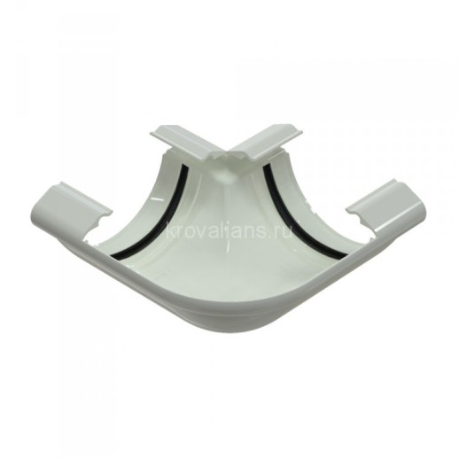 ТехноНИКОЛЬ МАКСИ Угол желоба 90, белый