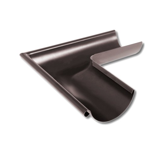 Угол желоба наружный 90 Металл Профиль Престиж 125/100 rr 32  1 шт