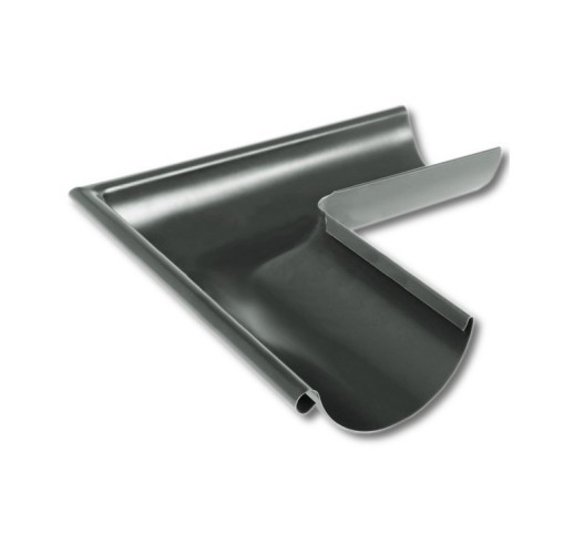 Угол желоба наружный 90 Металл Профиль Престиж 150/100 ral 7024 1 шт