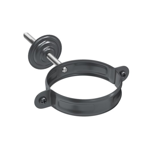 AS PUrus 150/100 Хомут трубы с комплектом крепления RAL 7024 20 шт/уп