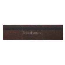 Конек/Карниз Шинглас (Shinglas) 12х0,3/20х0,25 (Гранат) /1 уп/
