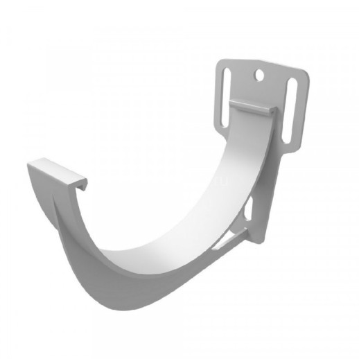 GL Standart 120/87 Кронштейн желоба slider ПВХ Grand Line белый (100 шт./уп.)