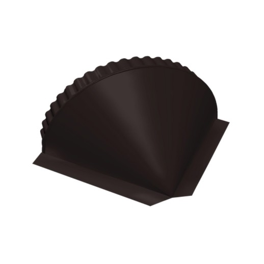 Заглушка конусная 0,45 Drap TX RAL 9005 черный