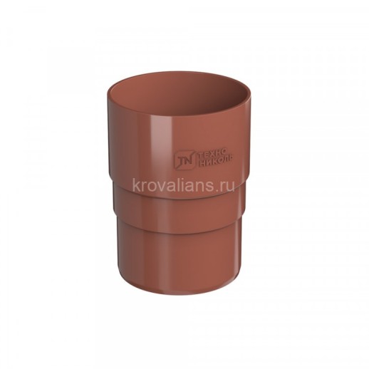 ТехноНИКОЛЬ 125/82 Муфта трубы, красный