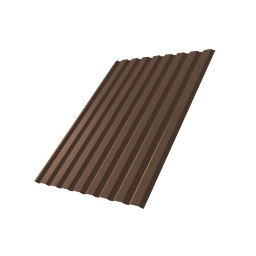 Профнастил С20В 0,5 Satin Мatt RAL 8017 шоколад