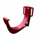 GL Standart 120/87 Кронштейн желоба slider ПВХ Grand Line бордо (RAL 3005) (100 шт./уп.)